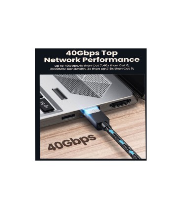 کابل شبکه CAT8 یوگرین مدل NW153 طول 2 متر