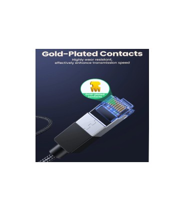 کابل شبکه CAT8 یوگرین مدل NW153 طول 2 متر