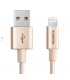 کابل تبدیل USB به لایتنینگ ای دیتا مدل Braided Sync And Charge