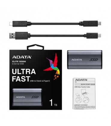 حافظه SSD اکسترنال ای دیتا 1 ترابایت مدل Elite SE880