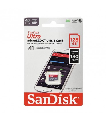 کارت حافظه سن دیسک مدل ULTRA A1 ظرفیت 128 گیگابایت