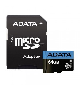 کارت حافظه micro SDXC ای دی تا مدل Premier ظرفیت 64 گیگابایت به همراه آداپتور