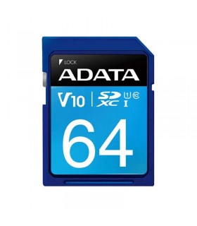کارت حافظه SDXC ای دیتا مدل Premier V10 ظرفیت 64 گیگابایت