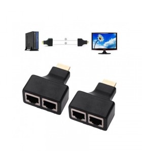 اکستندر افزایش طول HDMI با کابل شبکه CAT-5e/6