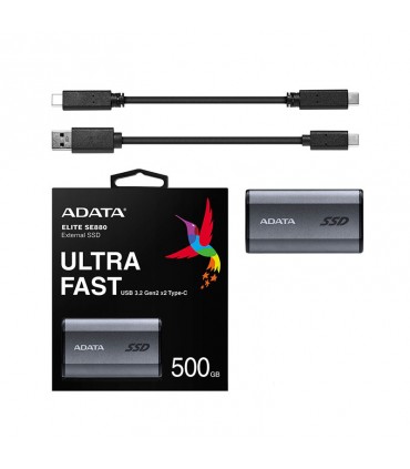 حافظه اس اس دی اکسترنال ای دیتا مدل Elite SE880 ظرفیت 500 گیگابایت