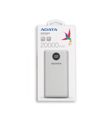 پاوربانک ای دیتا مدل P20000QCD ظرفیت 20000 میلی آمپر ساعت