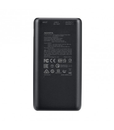 پاوربانک ای دیتا مدل P20000QCD ظرفیت 20000 میلی آمپر ساعت