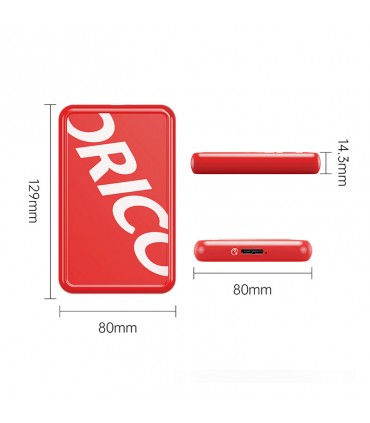 باکس SSD قابل حمل 2.5 اینچی اوریکو مدل CP25U3