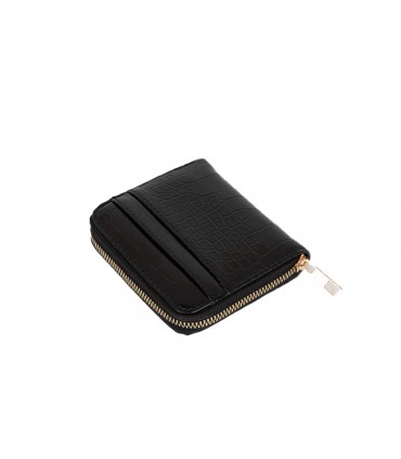 کیف پول چرم مصنوعی دفکتون مدل طرح دار زنانه