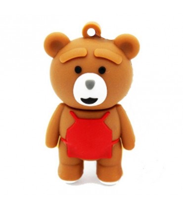 فلش مموری عروسکی طرح خرس قهوه ای 32 گیگ