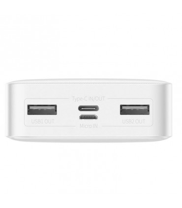 پاوربانک باسئوس مدل PPDML-J02 ظرفیت 20000 میلی آمپر ساعت