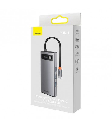 هاب 7 پورت USB-C باسئوس مدل WKWG040013