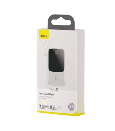 پاوربانک باسئوس مدل PPQD-A02 ظرفیت 10000 میلی آمپر ساعت