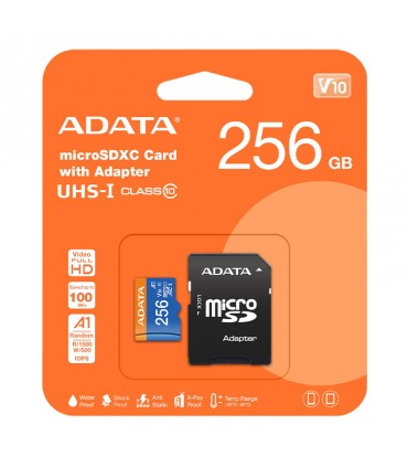 کارت حافظه ای دیتا مدل MICRO SDXC ظرفیت 256 گیگابایت به همراه آداپتور SD