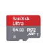 کارت حافظه سن دیسک microSDXC مدل Ultra A1 ظرفیت 64 گیگابایت