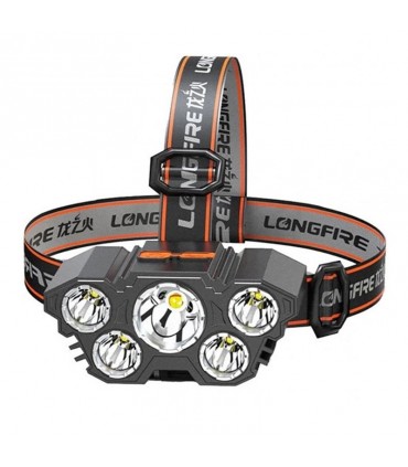 چراغ پیشانی 5 لامپ مدل F-21