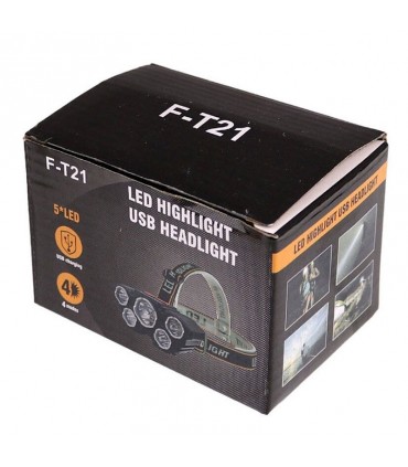 چراغ پیشانی 5 لامپ مدل F-21