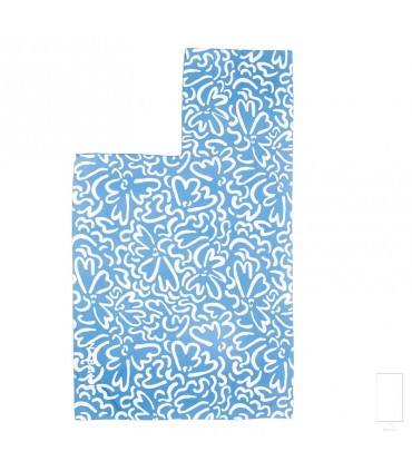 حوله استخری نابایجی مدل مایکروفایبر سایز 175x110 سانتی متر