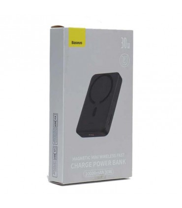 پاوربانک بیسوس مدل magnetic mini 30W ظرفیت 10000 میلی آمپر ساعت