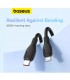کابل شارژ TYPE - C به  لایتنینگ باسئوس مدل PUDDING SERIES FAST CHARGING
