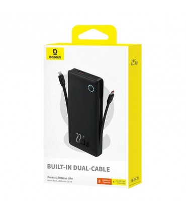 پاوربانک باسئوس مدل  PPAP2-10A ظرفیت 10000 میلی آمپر ساعت