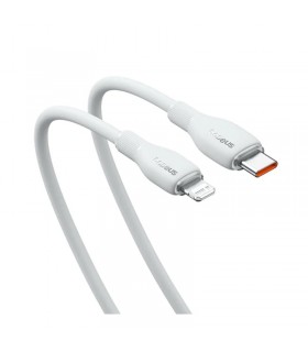 کابل شارژ TYPE - C به  لایتنینگ باسئوس مدل PUDDING SERIES P10355701221-B1 طول 1.2 متر