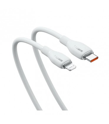 کابل شارژ TYPE - C به  لایتنینگ باسئوس مدل PUDDING SERIES P10355701221-B1 طول 1.2 متر