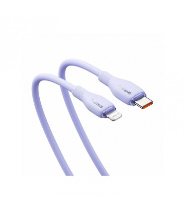 کابل شارژ TYPE - C به  لایتنینگ باسئوس مدل PUDDING SERIES P10355701221-B1 طول 1.2 متر