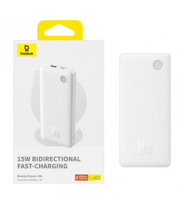 پاوربانک باسئوس مدل PPAP10A ظرفیت 10000 میلی آمپر ساعت به همراه هدیه کارت حافظه ی 32 گیگابایت سرعت 80MB ای دیتا