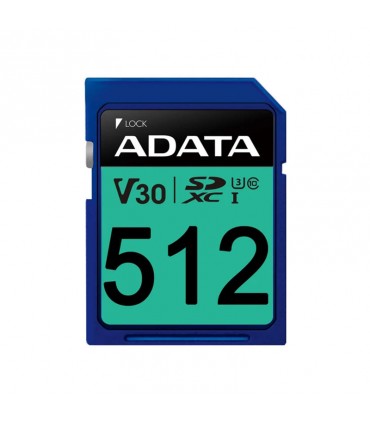 کارت حافظه SDXC ای دیتا مدل Premier Pro کلاس 10  استاندارد UHS-I U3 سرعت 100MBps ظرفیت 512 گیگابایت