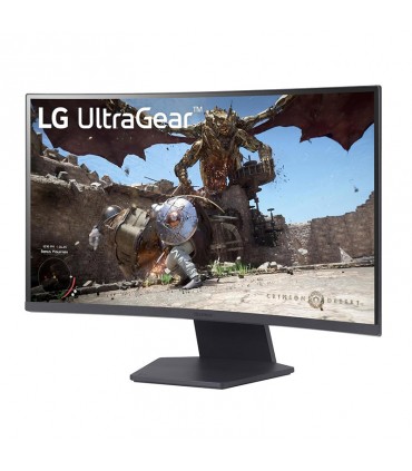 مانیتور منحنی گیمینگ الجی مدل 27GS60QC-B سایز 27 اینچ