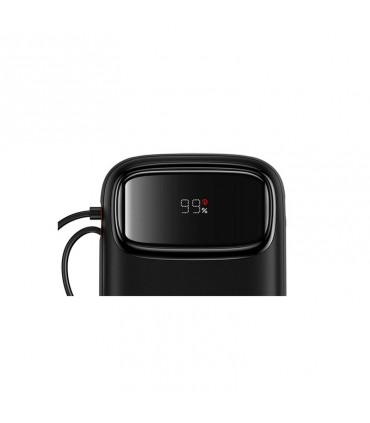 پاوربانک باسئوس مدل Qpow2 DualCable 22.5W ظرفیت 20000 میلی آمپر ساعت