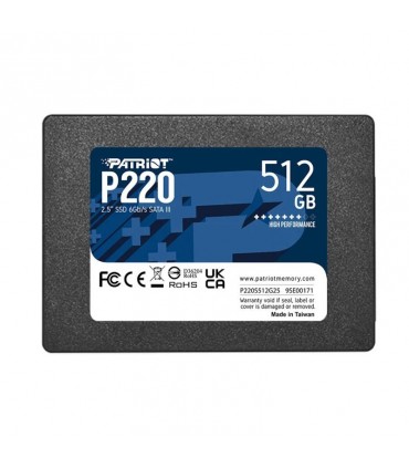 اس اس دی اینترنال پتریوت مدل P220 ظرفیت 512 گیگابایت