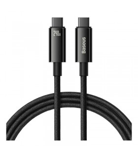 کابل تبدیل USB-C باسئوس مدل (TUNGSTEN GOLD (240W طول 2 متر