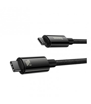 کابل تبدیل USB-C باسئوس مدل (TUNGSTEN GOLD (240W طول 2 متر