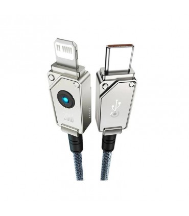 کابل تبدیل USB-C به لایتنینگ بیسوس مدل Aramid Fiber Braiding 20W طول 1 متر