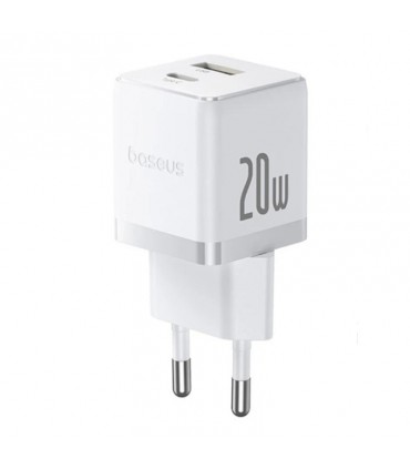 شارژر دیواری 20 وات بیسوس مدل 20W Palm به همراه کابل USB-C