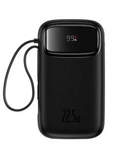 پاوربانک 22.5 وات بیسوس مدل 22.5W QPow2 Dual Cable ظرفیت 10000 میلی آمپر ساعت
