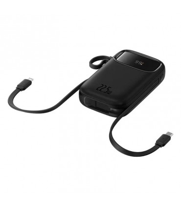 پاوربانک 22.5 وات بیسوس مدل 22.5W QPow2 Dual Cable ظرفیت 10000 میلی آمپر ساعت