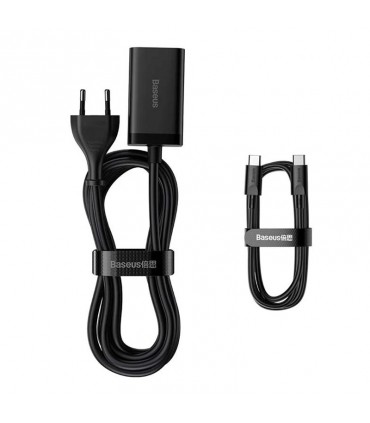 شارژر رومیزی 65 وات بیسوس مدل CCDK65E به همراه کابل تبدیل USB-C