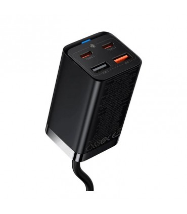 شارژر رومیزی 65 وات بیسوس مدل CCDK65E به همراه کابل تبدیل USB-C