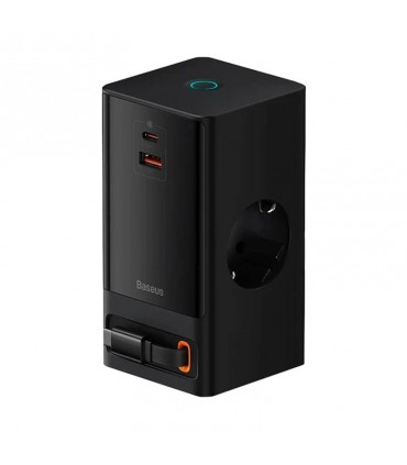 شارژر رومیزی 65 وات دو پورت بیسوس مدل CCGAN65-S2ACE