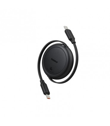 کابل تبدیل USB-C به USB-C بیسوس مدل Free2Pull Mini 60W طول 1 متر