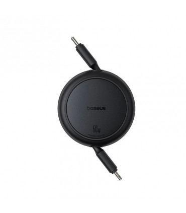 کابل تبدیل USB-C به USB-C بیسوس مدل Free2Pull Mini 60W طول 1 متر