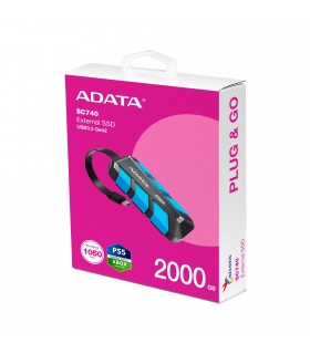 اس اس دی اکسترنال ای دیتا مدل SC740 ظرفیت 2000 گیگابایت رابط USB 3.2 Gen2