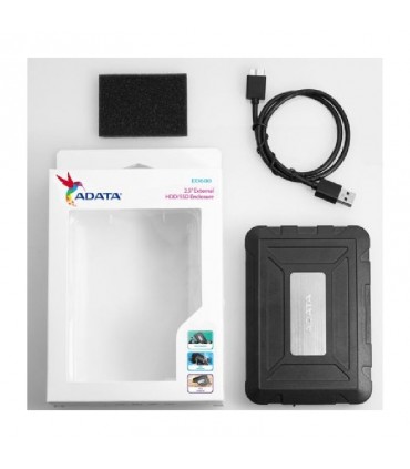 قاب اکسترنال ای دیتا مدل ED600 مناسب برای هارد دیسک و حافظه اس اس دی 2.5 اینچی