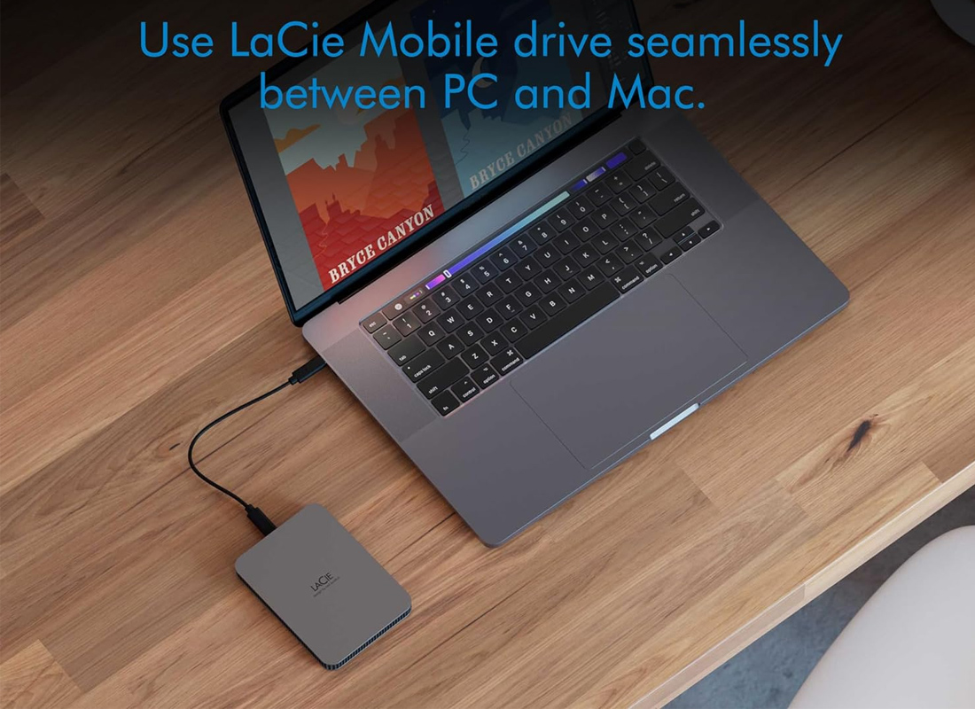 قیمت خرید  هارد دیسک 2 ترابایت اکسترنال لسی مدل MOBILE DRIVE New USB-C 3.2