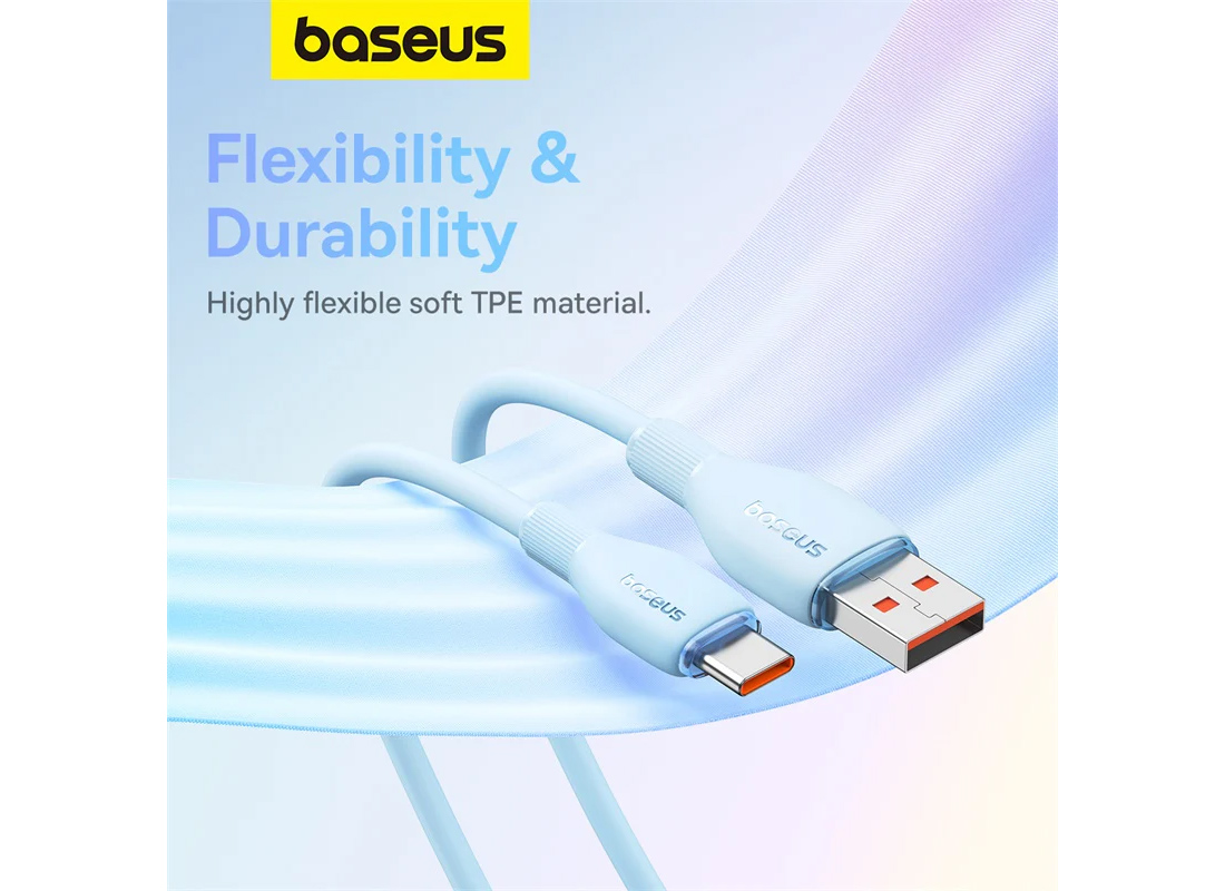 قیمت و خرید کابل شارژ USB به Type-c بیسوس مدل PUDDING FAST CHARGING C