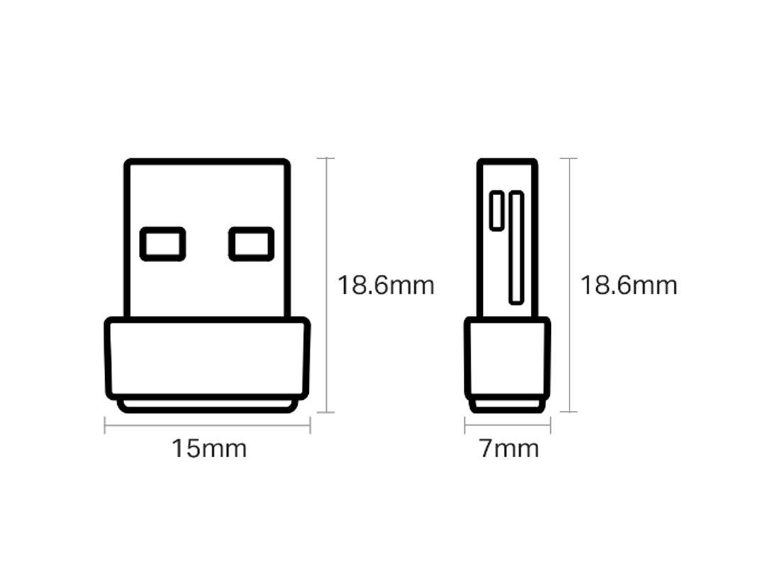 قیمت و خرید آداپتور وایرلس USB تی پی-لینک مدل AC600 Archer T2U Nano